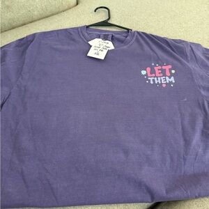 Comfort Colors Purple Short Sleeve Tee